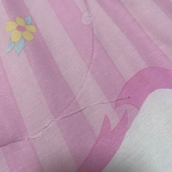 1997 Vintage Barbie Sweet Dreams Reversible Comforter (Double/Full Size) - Picture 6 of 7